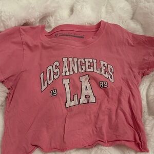 Prince Peter Collection Pink Los Angeles LA Graphic Tee